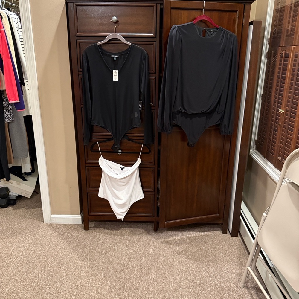 Express Black and White Bodysuits